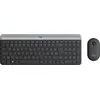 Image de Logitech Ensemble clavier et souris sans fil ultra-fin MK470 en Graphite