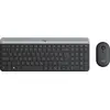 Image de Logitech Ensemble clavier et souris sans fil ultra-fin MK470 en Graphite