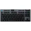 Image de Gaming G915 TKL - Clavier - backlit - sans fil - USB, Bluetooth, 2.4 GHz - QWERTY - Espagnol - commutateur : GL Tactile - carbone