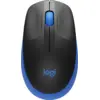 Image de Logitech Souris sans fil M190 - Design incurvé de taille standard en Bleu