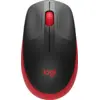 Image de Logitech Souris sans fil M190 - Design incurvé de taille standard en Rouge