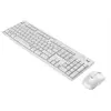 Image de MK295 Silent - Ensemble clavier et souris - sans fil - 2.4 GHz - International US - blanc cassé