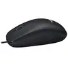 Image de M100 - Souris - pleine taille - droitiers et gauchers - optique - 3 boutons - filaire - USB - noir