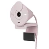 Image de Logitech Brio 300 Webcam Full HD avec confidentialité - Rose | Micro à réduction de bruit, USB-C, certifié Zoom/Teams/Google Meet, correction auto éclairage en occasion ou reconditionné