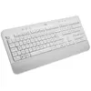 Image de Signature K650, Clavier sans fil Ergonomique Entier avec Repose-Poignets - Blanc
