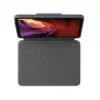 Image de Logitech Rugged Folio - Étui de protection clavier pour iPad (7e, 8e, 9e, 10e générations et A16) en Graphite