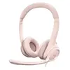 Image de Casque PC filaire USB H390 pour ordinateur Rose