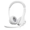 Image de Casque PC filaire USB H390 pour ordinateur Blanc