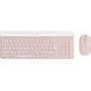Image de Logitech Ensemble clavier et souris sans fil ultra-fin MK470 en Rose