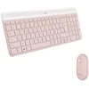 Image de Logitech MK470 Slim Combo Clavier et Souris sans Fil, Compacte et Moderne, Ultra Silencieux, 2,4 GHz avec Récepteur USB, Plug n' Play, Compatible avec Windows, AZERTY Français - Rose en occasion ou reconditionné
