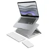 Image de Logitech Casa Pop-Up Desk - Clavier, pavé tactile sans fil, support en Nordic Calm