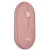 Image de Pebble Mouse 2 M350s souris fine sans fil Bluetooth, portable, légère - Graphite - Rose