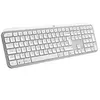 Image de MX Keys S Clavier Sans Fil Rechargeable USB C, Silencieux, Plat, Retroeclaire - Gris pale