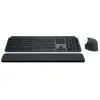 Image de MX Keys S Combo - Ensemble clavier et souris - rétroéclairé - sans fil - Bluetooth LE - QWERTZ - Allemand - commutateur : commutateurs à clé à
