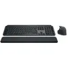 Image de Logitech MX Keys S Combo: Clavier et Souris Sans Fil avec Repose Poignet | Éclairage Personnalisable, Défilement Rapide, Bluetooth, Windows/Linux/Chrome/Mac, Clavier Français AZERTY - Gris en occasion ou reconditionné