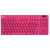Image de G PRO X TKL - Clavier - backlit - sans fil - 2.4 GHz, Bluetooth - QWERTY - International US - commutateur : Tactile - rose