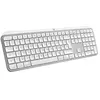 Image de MX Keys S for Mac, clavier sans fil, fluide, saisie precise, touches programmables, retroeclaire, Bluetooth rechargeable USB-C - Gris pale