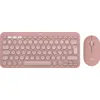 Image de Logitech Ensemble Pebble 2 - Clavier et souris sans fil en Tons De Rose