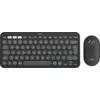 Image de Logitech Ensemble Pebble 2 - Clavier et souris sans fil en Tons De Graphite
