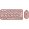 Image de Logitech Ensemble Pebble 2 - Clavier et souris sans fil en Tons De Rose