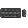 Image de Pebble 2 Combo - Ensemble clavier et souris - sans fil - Bluetooth LE - QWERTZ - Allemand - blanc ton sur ton