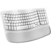 Image de Ergo Series - Clavier - avec repose-paume rembourré - sans fil - Bluetooth LE - QWERTY - blanc cassé