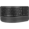 Image de Logitech Clavier sans fil ergonomique Wave Keys en Graphite