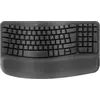 Image de Logitech Clavier sans fil ergonomique Wave Keys en Graphite