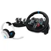 Image de Pack gaming Volant de course et pédalier G29 Driving Force pour PS5/PS4/PC/Mac Noir + Casque Astro A10 Gen 2 Noir