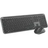 Image de Signature Slim Combo MK950 - Ensemble clavier et souris - 100% - full size - sans fil - Bluetooth 5.1 LE - QWERTY - International US - graphite