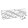 Image de Signature Slim Combo MK950 - Ensemble clavier et souris - 100% - full size - sans fil - Bluetooth 5.1 LE - QWERTZ - Allemand - blanc cassé