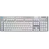Image de G915 X - Clavier - jeu, LIGHTSPEED - full size - backlit - sans fil - Bluetooth, 2.4 GHz, USB-C - blanc