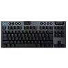 Image de G915 X - Clavier - LIGHTSPEED - TKL - backlit - sans fil - 2.4 GHz, Bluetooth, USB - QWERTY - International US - commutateur : GL Clicky - noir