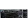Image de G915 X - Clavier - LIGHTSPEED - backlit - sans fil - 2.4 GHz, Bluetooth, USB - QWERTY - International US - commutateur : GL Linear - noir