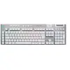 Image de G915 X - Clavier - LIGHTSPEED - backlit - sans fil - Bluetooth 5.0, 2.4 GHz, USB - QWERTZ - Allemand - commutateur : GL Clicky - blanc