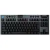 Image de G915 X - Clavier - LIGHTSPEED - TKL - backlit - sans fil - 2.4 GHz, Bluetooth, USB - QWERTY - International US - commutateur : GL Linear - noir