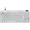 Image de Logitech G PRO X TKL RAPID, clavier gaming filaire sans pavé numérique | Touches analogiques magnétiques, mode de déclenchement, actionnement réglable et RVB - FRA AZERTY - Blanc en occasion ou reconditionné