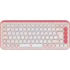 Image de Logitech Clavier Bluetooth POP Icon Keys en Rose Et Blanc Cassé
