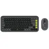 Image de POP Icon Combo - Ensemble clavier et souris - sans fil - Bluetooth LE - QWERTZ - Allemand - graphite, vert