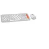 Image de POP ICON COMBO, Bluetooth, frappe confortable - Blanc
