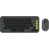 Image de Logitech Ensemble clavier et souris POP Icon en Graphite Et Vert