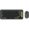 Image de Logitech Ensemble clavier et souris POP Icon en Graphite Et Vert