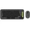 Image de POP Icon Combo - Ensemble clavier et souris - sans fil - Bluetooth LE - QWERTY - Espagnol - graphite, vert