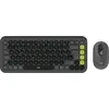 Image de Logitech Ensemble clavier et souris POP Icon en Graphite Et Vert