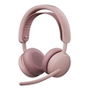 Image de 2 ES - Micro-casque - sur-oreille - Bluetooth - sans fil, filaire - Suppresseur de bruit actif - USB-C - rose