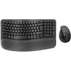 Image de Wave Keys and Lift Combo - Ensemble clavier et souris - sans fil - Bluetooth LE, 2.4 GHz - AZERTY - Français - graphite