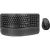Image de Logitech Ensemble Wave Keys et souris verticale Lift en Graphite