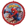 Image de ballon aluminium rond spiderman crime 45cm rouge - 193045