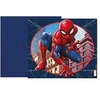 Image de 6 cartons invitation spiderman crime 12x12cm bleu - 192347