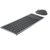 Image de Pro Plus Compact Keyboard and Mouse - KM7120W - Ensemble clavier et souris - sans fil - Bluetooth, 2.4 GHz - QWERTY - International US - gris titan -
